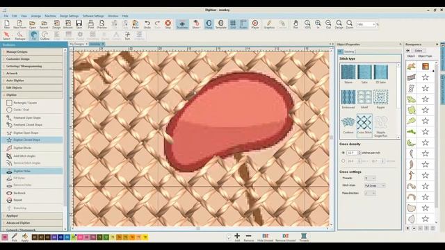 Digitizing Cross Stitch Designs with Janome Digitizer смотреть онлайн
