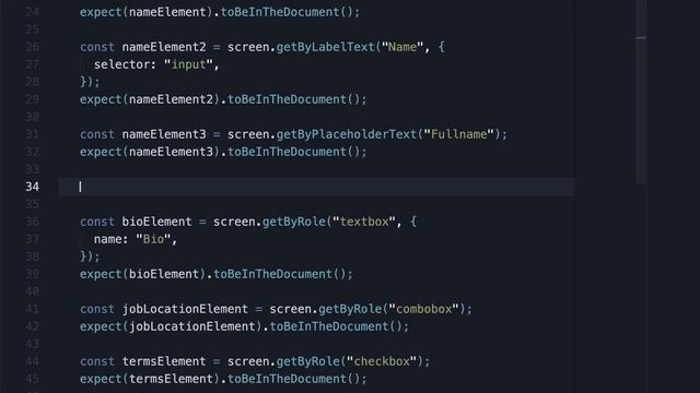 React Testing Tutorial - 23 - getByDisplayValue смотреть онлайн