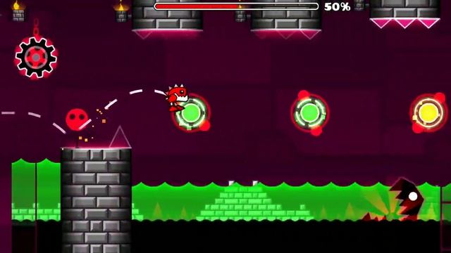 Прохождение уровня Deadlocked в Geometry dash смотреть онлайн