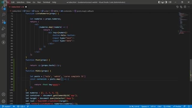 ReactJS | React Props - key prop no está disponible смотреть онлайн