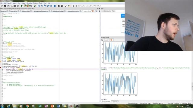 Python: How to Create and Graph Random Walk! смотреть онлайн