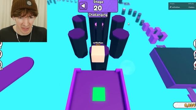 Roblox Obby But You're A CUBE смотреть онлайн