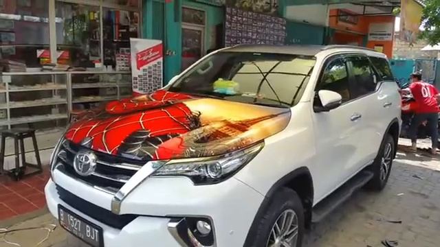 Decal TOYOTA FORTUNER design stiker spiderman смотреть онлайн