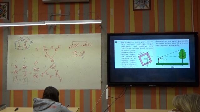 Геометрия 8 класс. Подобие фигур смотреть онлайн