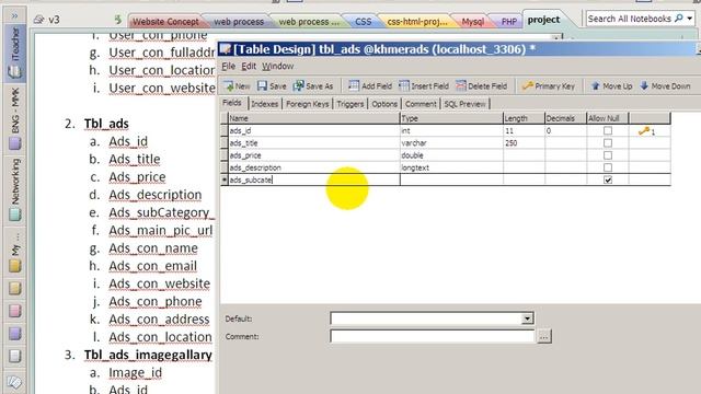 PHP Project - Day 3 - Project Process - MySQL Data Field смотреть онлайн
