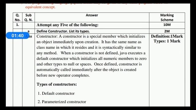 Java Programming 22412 Marathi- Constructor смотреть онлайн