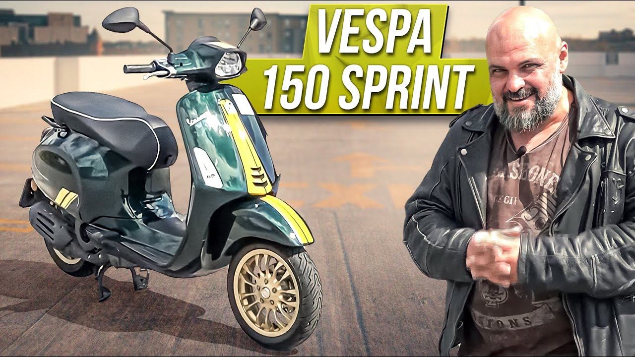 Vespa 150 Sprint - Харлей среди скутеров #МОТОЗОНА №128 смотреть онлайн