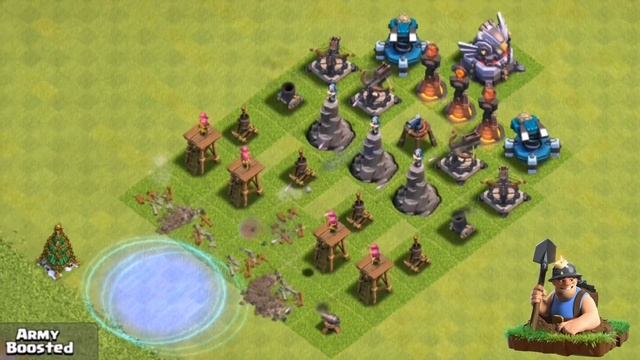 1 TROOP + 5 CLONE vs LEVEL 1 BASE | Clash of Clans Level 1 Base Formation смотреть онлайн