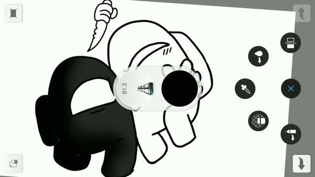how to draw a among us characters on autodesk sketchbook mobile app смотреть онлайн