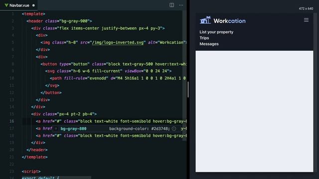 Designing with Tailwind CSS: Toggling the Navbar Links on Mobile смотреть онлайн