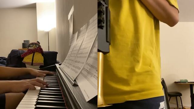The Eagles - Hotel California (piano+saxophone cover) смотреть онлайн