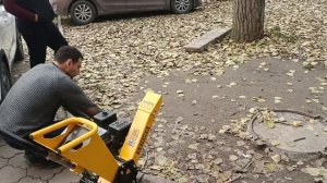 Обзор на измельчитель садовый бензиновый STEHER!