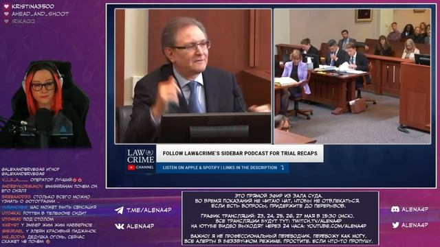 Суд Джонни Деппа и Эмбер Хёрд | Перевод | Свидетели опровержения от Джонни от 25.05 | Часть 2