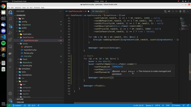 ?? Apprendre #Symfony 6 - Sécurité : User & Hachage de mot de passe #10 смотреть онлайн