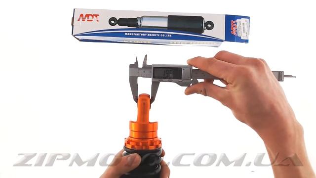 Амортизатор GY6, DIO ZX 310mm, тюнинговый (оранжево-черный) NDT смотреть онлайн