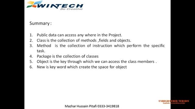 java programming-tutorial 6 class and method few description (sindhi) смотреть онлайн