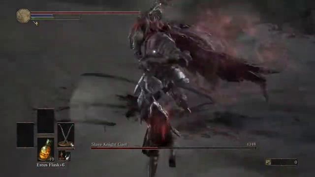 Dark souls 3 Ringed City DLC - Slave Knight Gael Boss fight смотреть онлайн