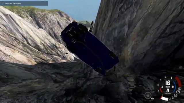 WRX STI Thrown Off A Cliff | BeamNG Drive смотреть онлайн