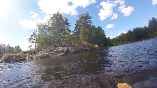 Ладога - шхеры. Водные процедуры. Видео - Игорь Маяченков и Александр Травин смотреть онлайн
