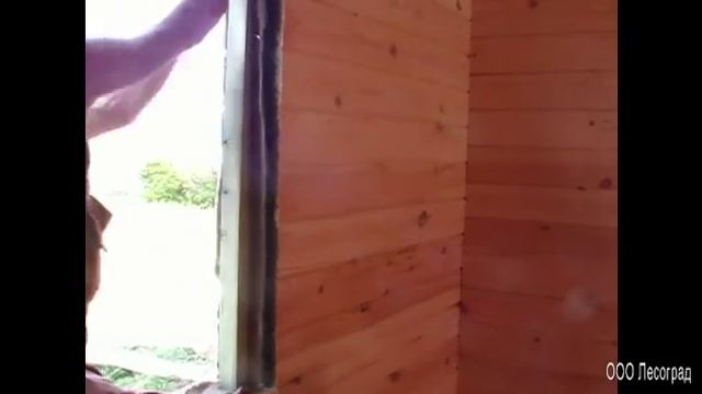 Обсадная коробка ( окосячка ) в деревянном дома смотреть онлайн