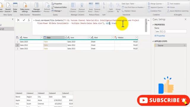 Data Consolidation In Power BI | Consolidate Data From Multiple Sheet In Power BI смотреть онлайн