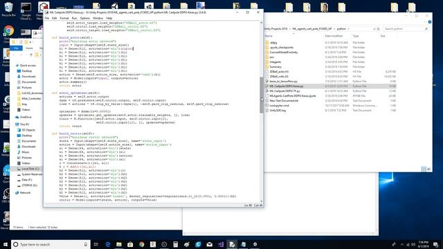 CODE REVIEW: Unity Cart Pole Actor/Critic Keras Example смотреть онлайн