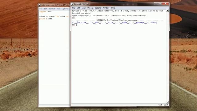 OpenCV3 Tutorials 10 Getting list of COLOR Flags in OpenCV using Python смотреть онлайн