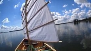 Каноэ с китайским парусом (1/2) Мастерская Пират Вудс