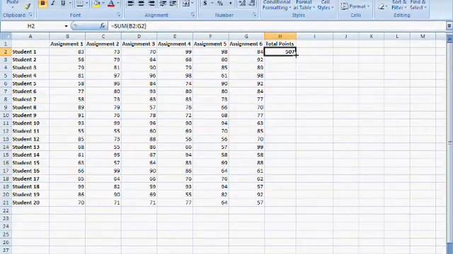 Sum and Average Tutorial for Excel смотреть онлайн