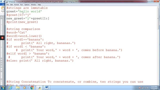 PYTHON STRING DATA TYPE VIDEO смотреть онлайн