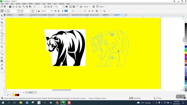 Corel Draw Tips & Tricks Trace and Remove water marks and more смотреть онлайн