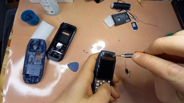 восстановил старый телефон nokia 1616 / замена корпуса на 1800 #1 смотреть онлайн