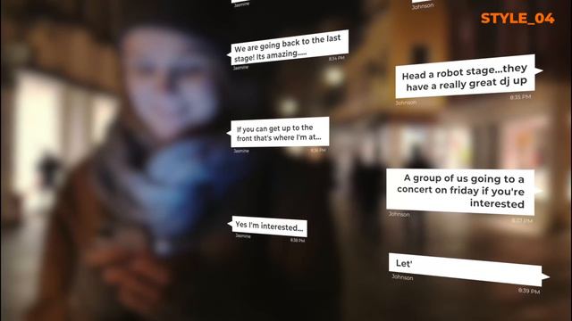 Text Messages | Apple Motion Files смотреть онлайн