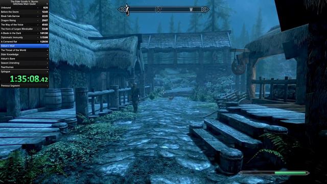 ASMR | Speedrunning the entire Skyrim Main Quest 🐲 Can I beat my previous time? смотреть онлайн
