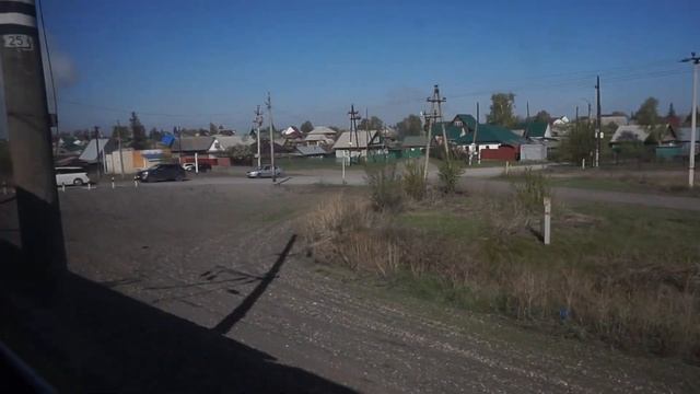 Электропоезд ЭД9М-0154. Покатушки от Алтайской до Развилки.