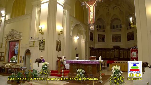 Santa Messa dalla Basilica dei Santi Medici 20/02/2024 ore 18.30 смотреть онлайн