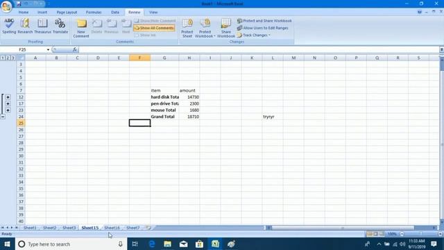 How to Use MS excel Review Tab | Complete Excel Review Tab Explain | hindi смотреть онлайн