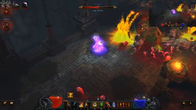 Diablo3 Ep#5 Hardcore Boss Adria! OMG! смотреть онлайн