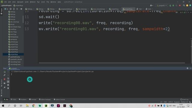 Record Voice Using Python | Python Project -06 | #PythonVoiceRecorder смотреть онлайн