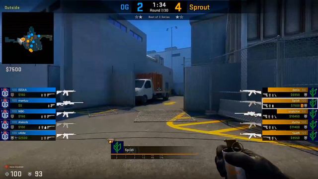 Calling / IGLing / Decision Making on Nuke T from Sprout vs OG смотреть онлайн