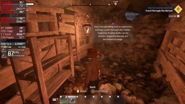 PC | Enshrouded | 5800X | RX 6600 | 1080p | FSR2 смотреть онлайн