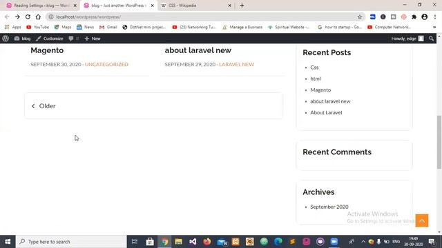 How To Limit Post & Saparate Page for Blog Post in wordpress in hindi | Wordpress Tutorial #5 смотреть онлайн