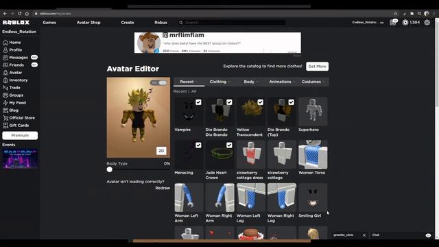 Roblox Outfit: How to make DIO (Jojo's Bizarre Adventure) смотреть онлайн