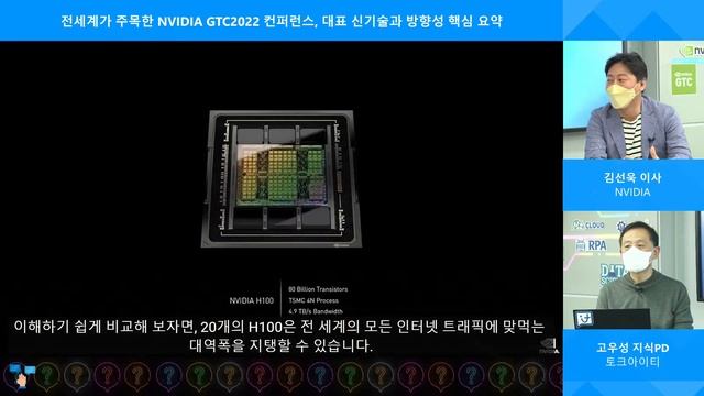전세계가 주목한 NVIDIA GTC2022 컨퍼런스, 대표 신기술: H100, 옴니버스, 디지털트윈, 네모 메가트론 [토크아이티 프리미엄 웨비나] смотреть онлайн