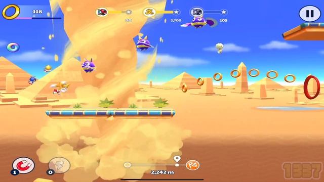 Sonic Runners Adventure - Desert Ruins 13-24 Levels - Full Chapter Walkthrough (iOS, Android) смотреть онлайн