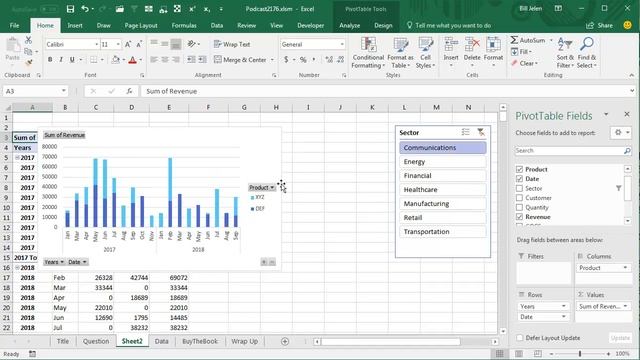 Excel Chart Hierarchy: Chart Hierarchy in X-Axis - Episode 2176 смотреть онлайн
