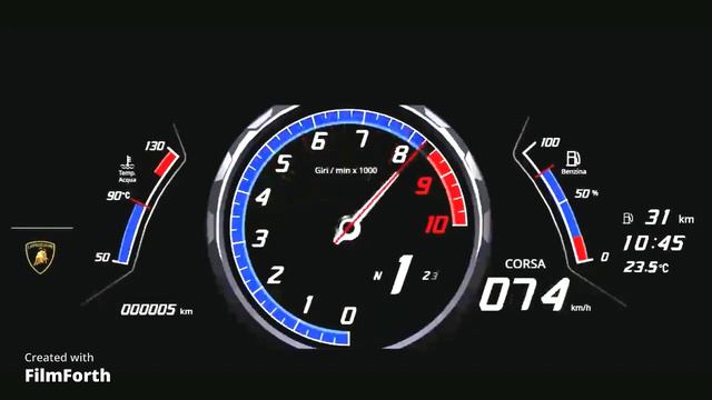 Lamborghini Huracan LP 610-4 Corsa Mode 0-310 (Launch Control) смотреть онлайн