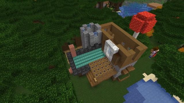 Minecraft Timelapse: How to build a fantasy style house смотреть онлайн