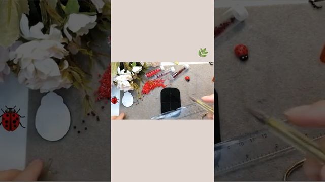 Мастер-класс брошь своими руками/ Божья коровка/ Как сделать объёмное брюшко смотреть онлайн