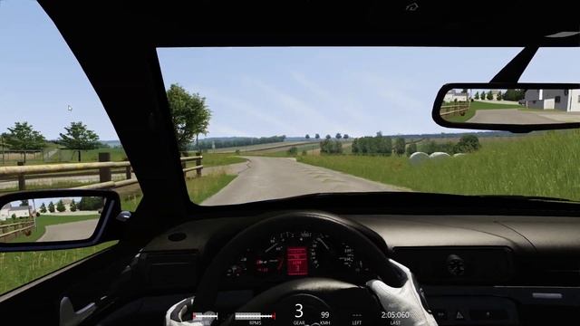 Audi S4 B5 Sedan 1100HP on Aspertsham, public roads in Bavaria - Assetto Corsa - CRAZY SOUND! смотреть онлайн